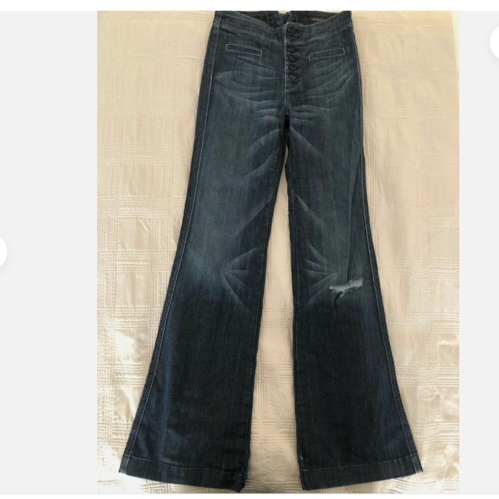 7 For All Mankind ladies denim stretch flared jeans